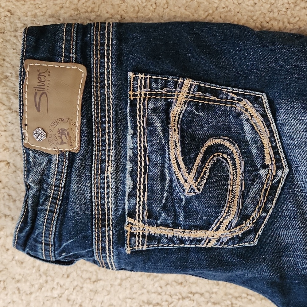 Silver jeans